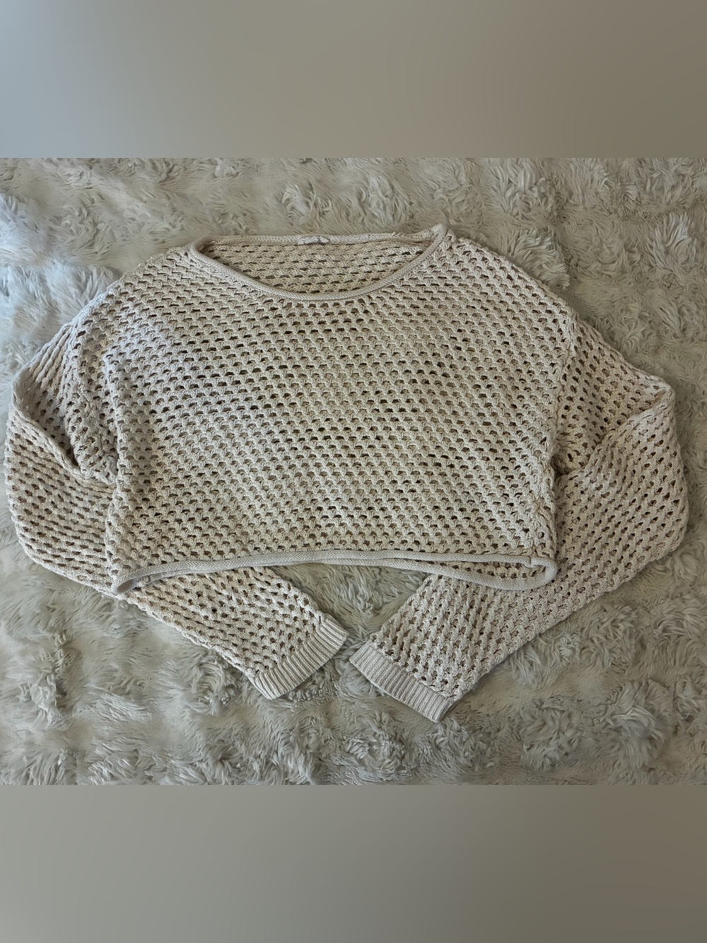 Garage Knit Cropped Sweater